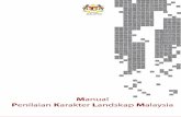 ManualPenilaian Karakter Landskap Malaysia