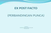 Ex Post Fakto