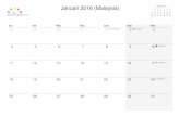 Kalendar Perancangan 2016