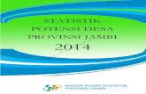 Statistik Potensi Desa Provinsi Jambi 2014