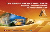 PT Archi Indonesia Tbk Public Expose Presentation 12 Nov 2014 PRICE.compressed