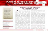 Dominasi Politik Kekerasan Dalam Pemilu Aceh