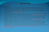 1. Pengertian Bioetika