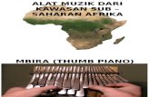 Alat Muzik Dari Kawasan Sub – Saharan Afrika