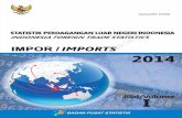 Statistik Perdagangan Luar Negeri Impor Tahun 2014 Jilid I
