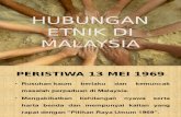 Hubungan Etnik Di Malaysia (13 Mei)