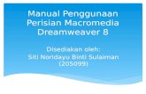 Manual Penggunaan Perisian Macromedia Dreamweaver 8.pptx