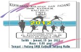 Buku Program Kejohanan Padang Dan Balapan 2011