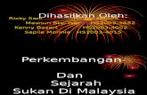 Sejarah Sukan Di Malaysia