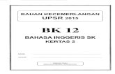 Bahasa Inggeris Paper 2 (BK12) Percubaan UPSR 2015 Terengganu