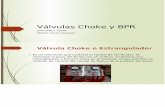 Valvulas Choke y BPR