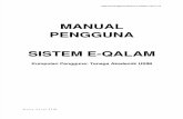Sistem E-Qalam - Manual Pengguna (Pensyarah)