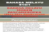 Bahasa Melayu Pascamerdeka Penggal 1 STPM