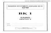 Soalan Peperiksaan - Kertas 1 BK1 SPM Terengganu 2016