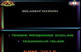 Teknik Menjawab TASAWUR ISLAM SPM  2013 (2).pptx