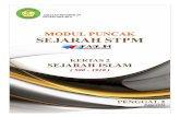 Modul Puncak Sejarah STPM penggal 2 Melaka 2016