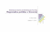 Regionalna politika v Sloveniji