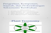 Kelompok 5. Pengertian, Komponen, Dan Perkembangan Taksonomi Tumbuhan