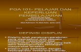 Pga 101- Disiplin