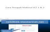 Cara Tempah Makmal ICT 1 & 2