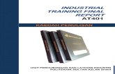 Kaedah Penulisan Industrial Training Final Report At401@Dut40110 - Rujukan