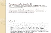 Programski Jezik C Uvod