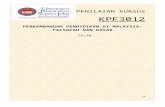 Penilaian Kursus KPF3012 SEM 2 201516