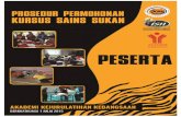 Prosedur Permohonan Sains Sukan Peserta for Year 2015 Only