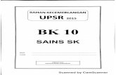 Ujian Percubaan UPSR 2015 - Terengganu - Sains - OTI 3 - BK10