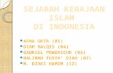 Sejarah Kerajaan Islam Di Indonesia
