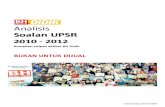 Analisis Soalan UPSR 2010 - 2012 (1)