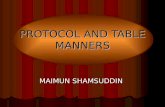5 - Revised - Protocol and Table Manners