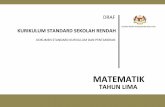 dokumen standard kurikulum dan pentaksiran matematik tahun 5 sk