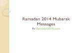 Ramadan 2014 Mubarak