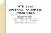 Archimedes (Penghampiran Phi)  Amal, Anum, Sara