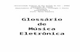 Glossario de Musica Eletronica.