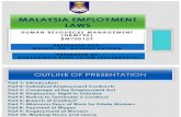 15)Malaysia Employment Laws 1955