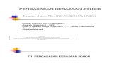 7.1 Pengasasan Kerajaan Johor