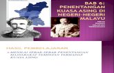 BAB 6. Penentangan Di Negeri-Negeri Melayu