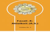 Fazail e Ahlulbait (A.s.) Vol 2