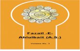 Fazail e Ahlulbait (A.s.) Vol 3