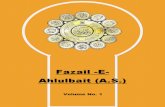 Fazail e Ahlulbait (A.s.) Vol 1
