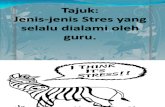 Tajuk-Jenis-jenis Stres Dialami Oleh Guru