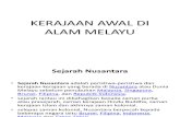 Kerajaan Awal Di Alam Melayu