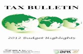 2012 Malaysia Tax Bulletin