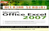 Belajar Sendiri - Microsoft Office Excel 2007 by Yahya Kurniawan