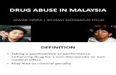 CHP - Drug Abuse in Malaysia
