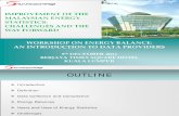Energy Statistics in Malaysia[1]