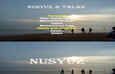 Nusyuz & Talak