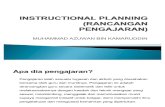 Instructional Planning (Rancangan Pengajaran